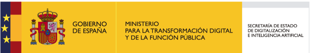 logo Ministerio para la Transformacion Digital y de la Función Publica